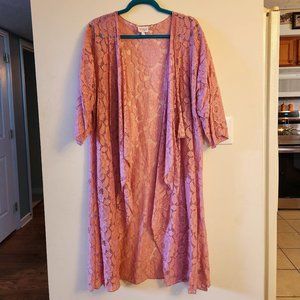 Lularoe L Lace sheer Shirley